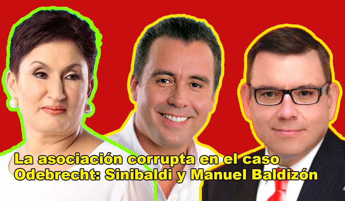 La asociación corrupta en el caso Odebrecht Alejando Sinibaldi y Manuel Baldizón