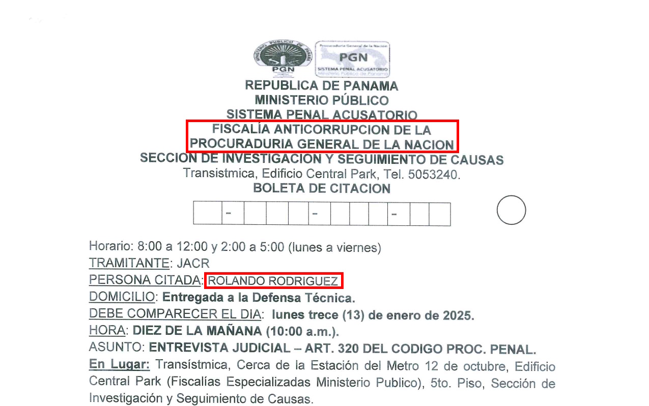 Rolando Rodríguez, bajo la lupa en investigación de corrupción en Panamá