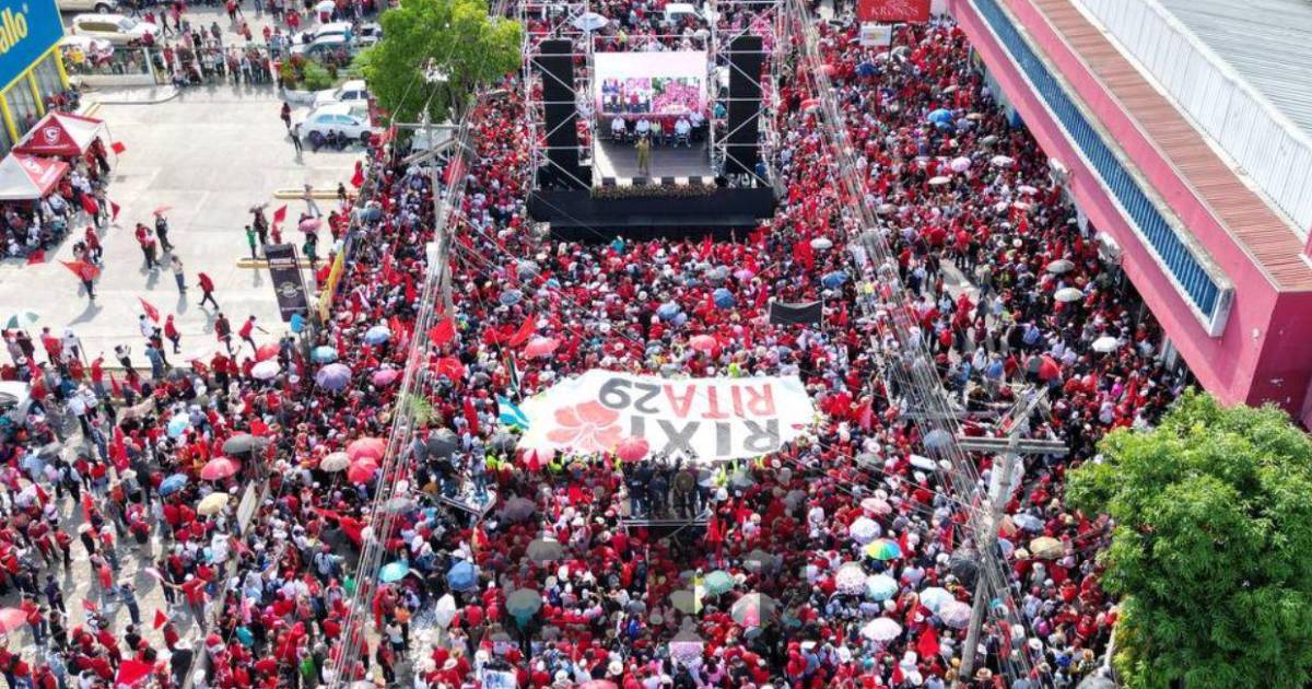 Marcha de LIBRE en San Pedro Sula evidencia debilidad interna y limita proyección de campaña de Rixi Moncada