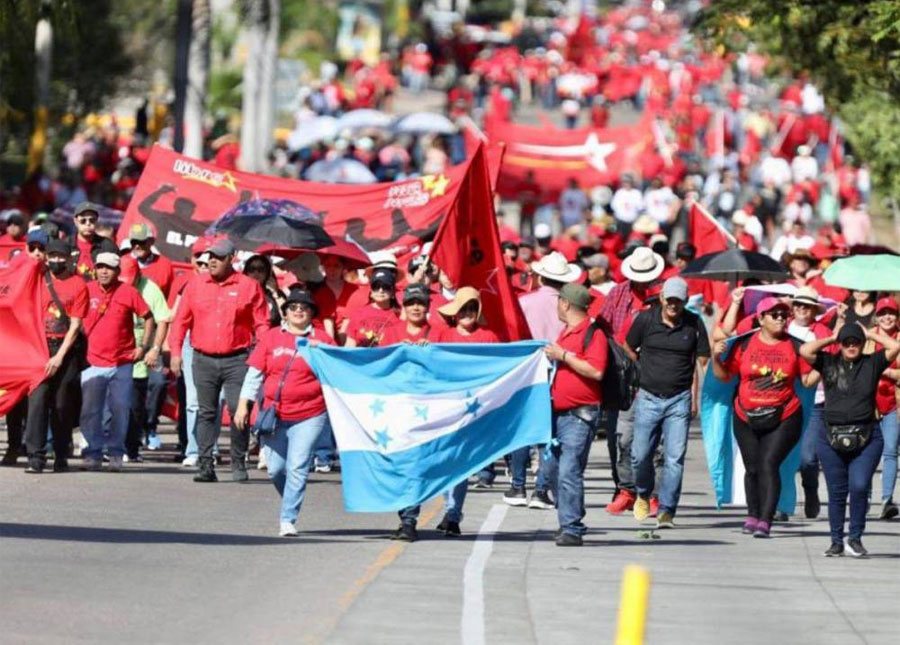 Fracaso de la manifestación de LIBRE en San Pedro Sula aumenta tensiones con el “Plan Venezuela”